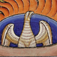 A phoenix as shown in the 12th-century Aberdeen Bestiary.